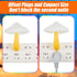 6 Pack 7 Mudder Mushroom Night Light LED Night Light Plug in Lamp Color Changing Magic Cute Shaped Lamp Wall Decor
