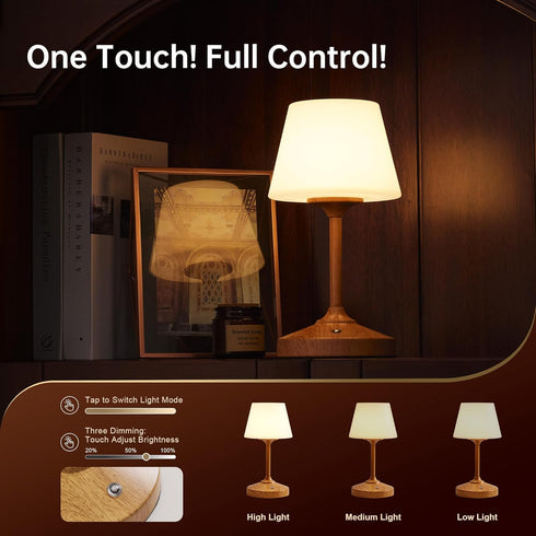 Lamp,5000mAh Dimmable Dawnwake Table Lamp Cordless Lamp,Outdoor Waterproof Shower Rechargeble Battery Operated Lamps