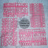 Changeable Letter Board with 190 Letters, 1" Pink Felt & Plastic Message Board