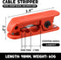 2 Pcs LCP-240 Wire Stripper with 10 Blades Cutter Cable Stripper for AWG 12 to 4/0 Cables Wire Stripping Tool