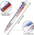 Shuttle Art Multicolor Pens, 23 Pack 6-in-1 0.7mm Retractable Ballpoint Pens for Office School Supplies