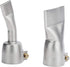 2Pcs Welding Gun Flat Nozzle - Stainless Steel Alloy Tips for Hot Air Torch Gun Soldering Supplies
