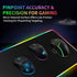 Tongyanat Pad-14 (31.5 12 Inch) RGB Gaming Mouse Light Modes, Extended Soft LED Mouse Pad, Anti-Slip Rubber Base