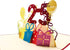 iGifts And Cards 3D Pop Up Greeting Card - Happy 25th Birthday, Unique Gift for Husband, Wife, Best Friend,