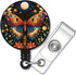 Generic Painted Butterflies Retractable ID Card Badge Holder with Alligator Clip, Name Nurse Decorative Badge Reel Clip