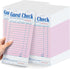 40 Pack/2000 Tickets Guest Checks Books for Servers, Pink Server Books for