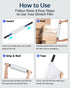 FugaCity Stretch Wrap Film, 15 in 1000 FT, 60 Gauge Shrink Wrap for Furniture Wrapping, Shipping, Moving Supplies,