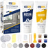 Tub, Tile and Shower Repair Kit (Color Match), Hupeyna Porcelain Repair Kit for Chips, Dents, Cracks