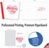 The Best Card Company - 20 Mother's Day Cards Bulk (4 x 5.12 Inch) - Loving Small Note Card Set