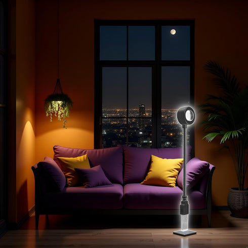 Pxiryanlow 1pc Sunset LED Ambient Lamp Night Light,USB Warm Ambient Light,Projector Birthday Party Decoration Portable