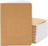 Paper Junkie 12-Pack Kraft Paper Notebooks, A6 Size, 4x6 In Writing Journal with 80 Lined Pages, Notebook Set for