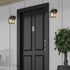 E26 Bulb Maxxima Porch Lantern Outdoor Wall Light with Clear Glass, Patio or Porch Sconce Fixture for Exterior