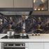 16" 118" Black Marble Contact Paper, Peel and Stick Self-Adhesive Waterproof Wallpaper for Renters and Kitchen
