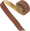 Homoyoyo 1roll Self-adhesive Lampshade Edging Tape for Decorative Fabric Trim Brown Cloth