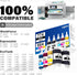 Spaceink 774 664 ET-2650 ET-2550 ET-3600 ET-4500 ET-4550 ET-16500 ET-2500 ET-2600 ET-14000 (2 5 Pack) Ink Refill
