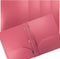 Better Office Products Pink Plastic 2 Pocket Folders with Prongs, Heavyweight, 24 Pack, Letter Size