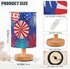 Yuiboo Vintage USA Flag Table Lamp for Small Spaces - Night Light
