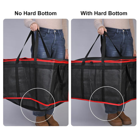 (2Pk, Bodaon Catering Bag with Removable Hard Bottom, XXX-Large Insulated Food/Pizza Delivery Bag for Delivery Drivers