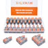 20Pcs Lever Wire Connectors, 1 in 2 Out DIY Mini Splicing Compact Splitter Docking Terminal Block 24-12 AWG