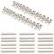 DIANN 20pcs Terminal Block Set, 12-Position Dual Row Terminal Strip Screw Terminal Electric Barrier Block for Home
