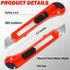 DIYSELF 30 Pack Box Cutter Retractable, 18mm Utility Knife with Snap Off Blade for Cardboard and Craft