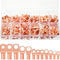 Weewooday Copper Battery Cable Ends 12 Sizes Battery Terminal Connectors Copper Lug Ring Terminal for AWG4-12