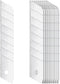 Zoid 18mm Snap Knife Steel Blade Refill, 10 Pack Sharp Carbon Steel Blades for Box Cutter, Utility Knife