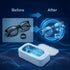 Thsdya Tec 3min/5min 350ml 304 Multifunctional Ultrasonic Jewelry Glass Cleaner - One-Touch Operation Eye Glasses