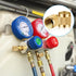 50Pcs 1/4 Flare Cap, Easy Installation Refrigerant Caps for HVAC Valve, Brass O Ring Seal Schrader Valve Caps