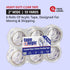 TAPE LOGIC 2" x 55 yds Acrylic Packing Tape, 6-Pack Heavy Duty Clear Packing Tape Rolls for Home, Office Packaging