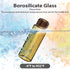 FOUR E'S SCIENTIFIC 100 Pack 4ml Sample Vials, Amber Glass Vials with Black PP Screw Caps for Liquid Storage