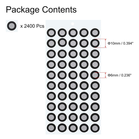 2400 3D 6mm 3D 3D 3D 3D Scanners(6x10mm) uxcell Pcs Scanner Markers High Reflective Scanning Dots Tracking Dots