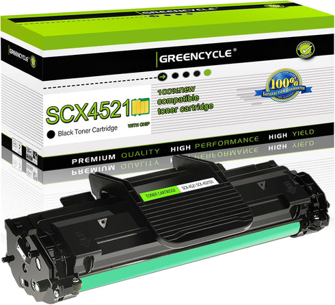 greencycle Compatible Toner Cartridge Replacement for Samsung SCX-4521D3, Black, 1-Pack