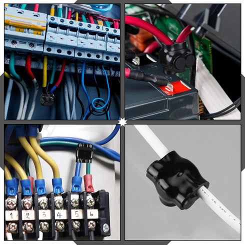 Insulated Wire Connectors, Multi Splice Dual Entry Electrical Power Connector, 2 Port Wire Connectors (5 Pcs)