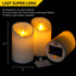 Novelty Place Flickering LED Candles - Lifelike Swinging Flame Battery Powered Realistic Flameless Candle