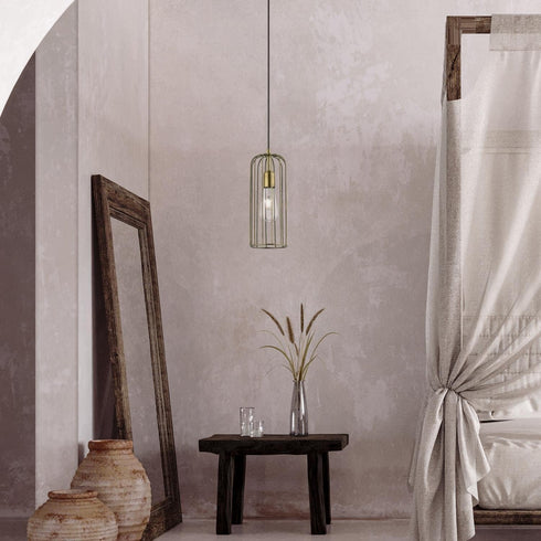 1 (49713-01) Livex Lighting Glenbrook Light Pendant in Antique Brass