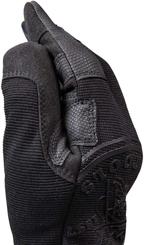 Klein Tools 40232 Wire Pulling Gloves, Extra Grip Work Gloves with Reinforcements and Grip Patches