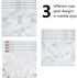 Y YOMA 12 Pack Rose Gold Hanging File Folders - Letter Size Decorative Folder Organizer with Adjustable Tabs
