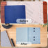New Folio Document Organizer, Paper Organizer with Envelope Pocket, in Case I Go Missing Binder (Blue)