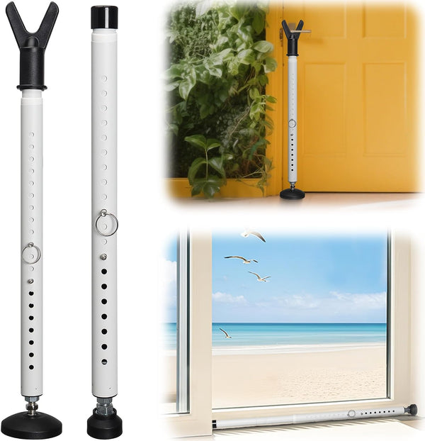 ETICSIPA Door Security Bar 1.3" Heavy Duty Metal Patio Door Security Bar for