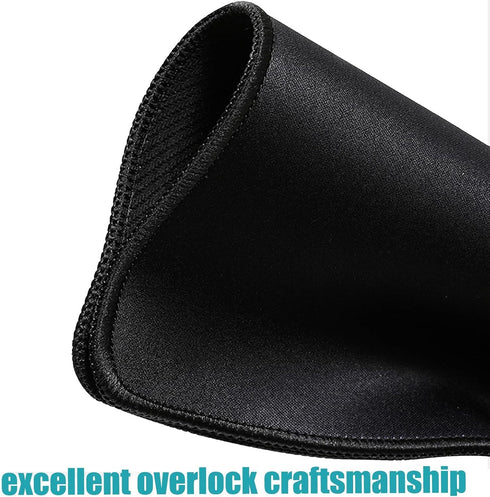 Generic 2Pcs 11.81 9.84 Inch, Waterproof Non-Slip Black Mouse Pad x Mouse Pad for Home, Office, and Gaming, Smooth