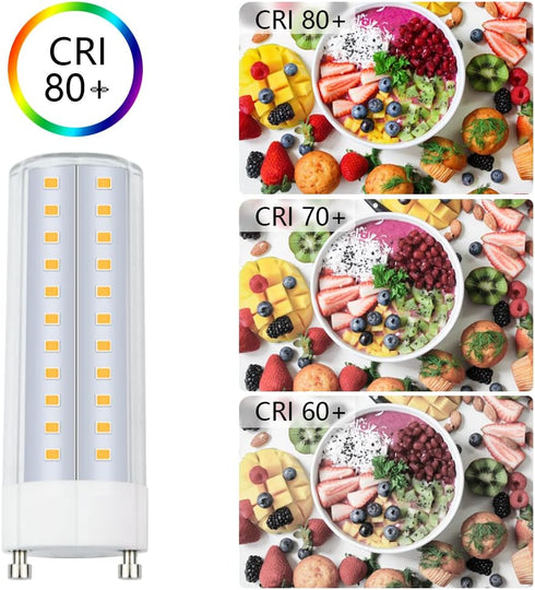 GU24 LED Light Bulb, 5000K Daylight, 1600lm, 18W, 23W, 120V, 4-Count, mls18guww, Fluorescent Replacement for 100W