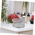 Paper Clip Barrel Office Desk Supplies, Metal Silver Holders for Small Things, Mesh Containers for Desk
