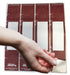 Tabbies File Pocket Handles, 9.63 X 2, Red/White, 12 Sheets/Pack
