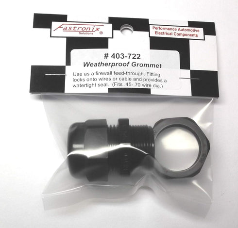 Fastronix Weatherproof Grommet for Wire Bundle, Diameter 0.45"-0.70", Size PG 21