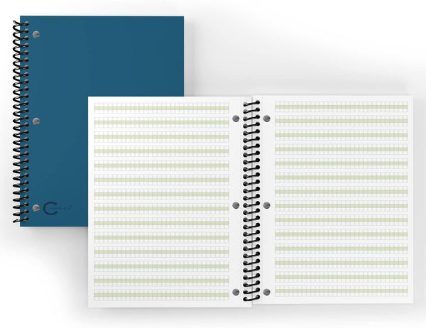 Channie's Youth Composition Notebook, Homework & Improvement Journal for Kids, Older Learners, Special Needs Students,