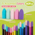 Sukh Cap Erasers for Pencils Bulk - 60 PCS Latex Free Pencil Top Erasers in 5 Colors