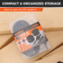 8PCS 1"2-1/8" (2554mm), 2 Set HORUSDY Hole Saw Kit, with Pcs Drill Bits, Mandrel & Hex Key, Smooth Cut, DIY-Friendly