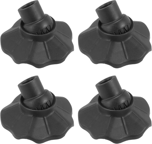 uxcell 4Pcs Camping Chair Feet, Plastic Furniture Leg Cover for 0.55 Inch