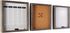 Mikasa Office Gray Frame Includes Calendar Cork and One White Board